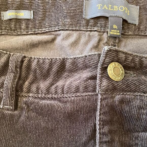 Womens’ Talbots Navy Blue Corduroy Pants Size 8L - Picture 4 of 5